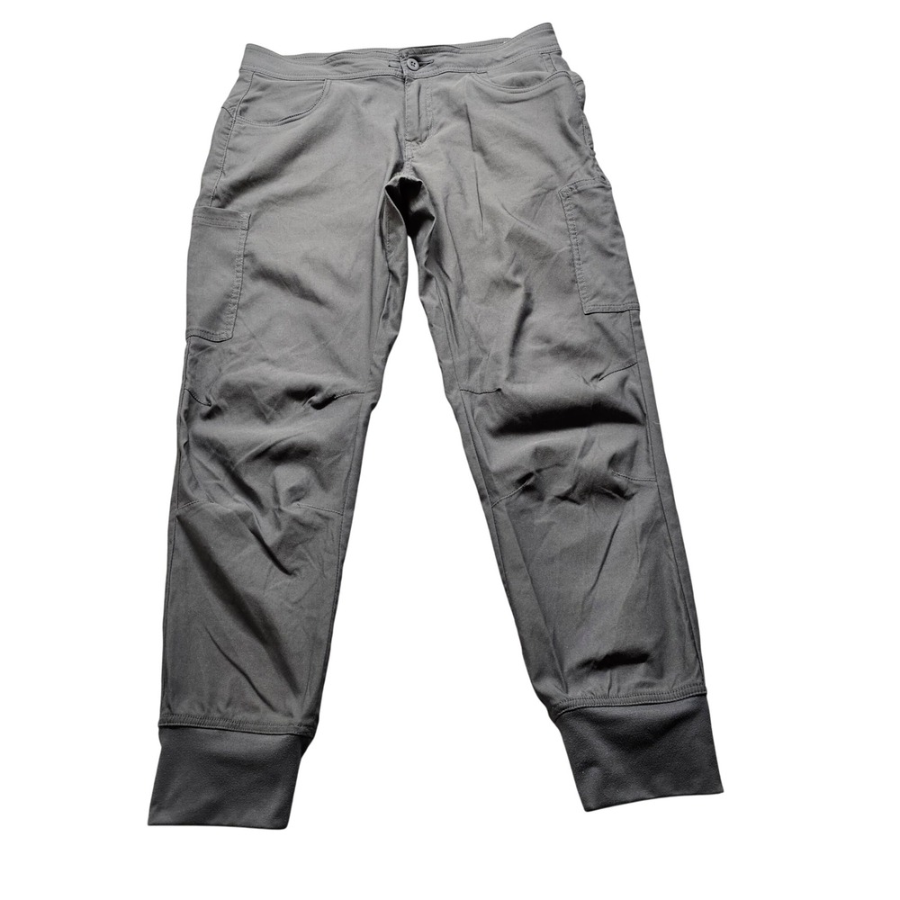 prAna Halle Jogger II Pants Womens 8 Charcoal Grey Hiking Outdoor 1971051